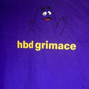 XL limited edition crew shirt for Grimace Birthday!